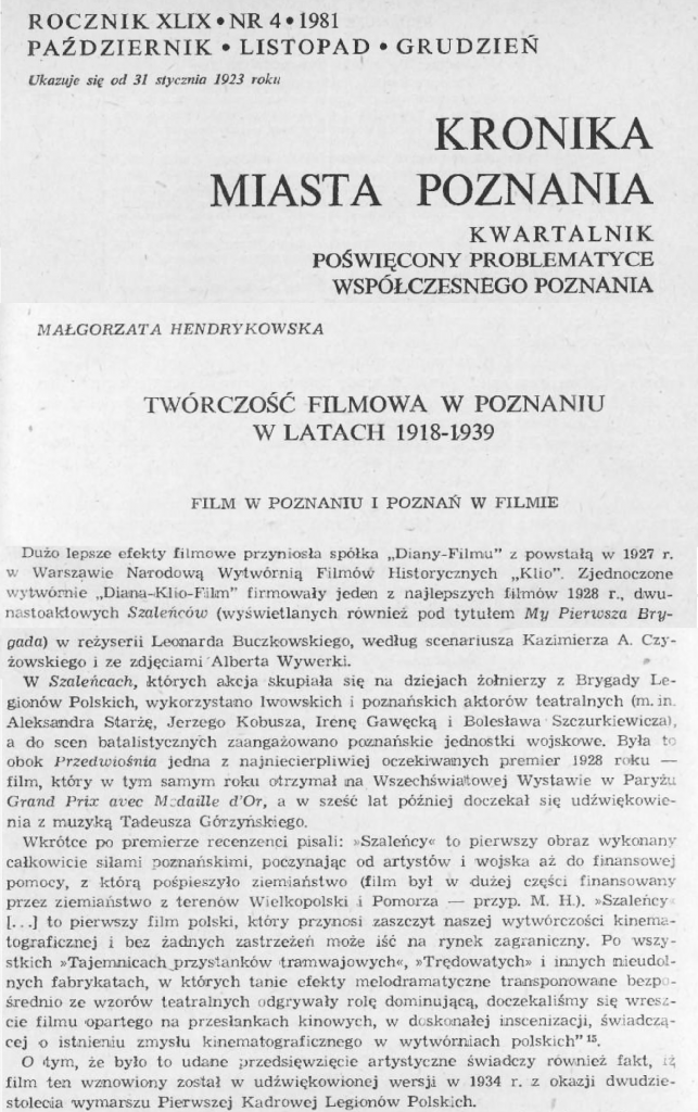11 Kronika Miasta Poznania_ 1981.10_12 R.49 Nr4